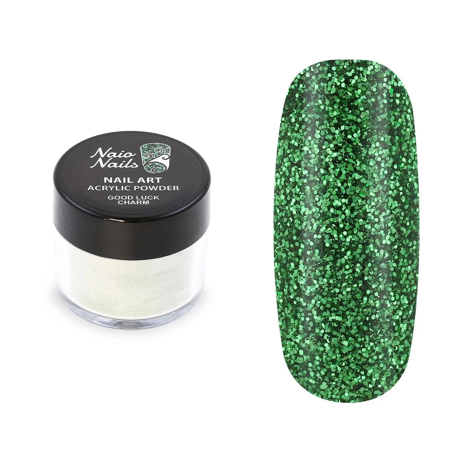Good Luck Charm Glitter Acrylic Powder - 12g   Naio Nails