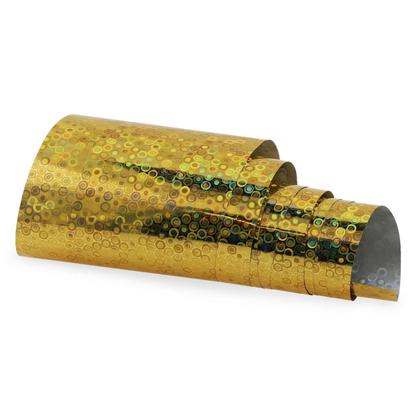 NF-022 Gouden Holo Disco - Transferfolie Strip