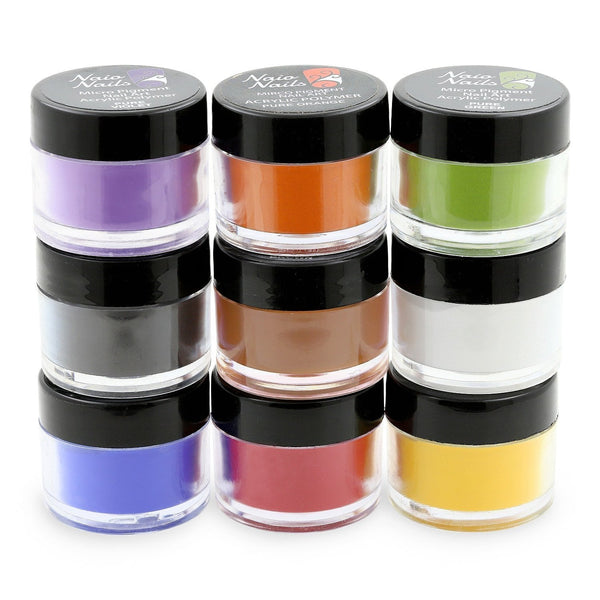 Poudre Acrylique Collection Pure Colors - Lot de 9