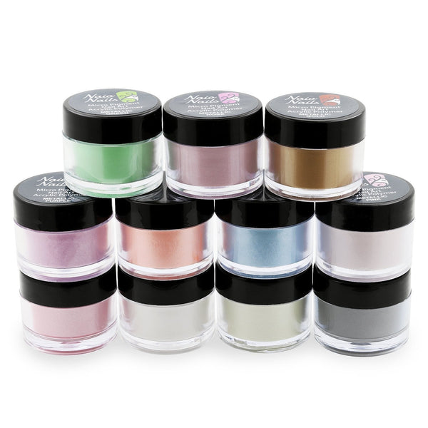 Metallic Acrylic Powder Collection - Set of 11