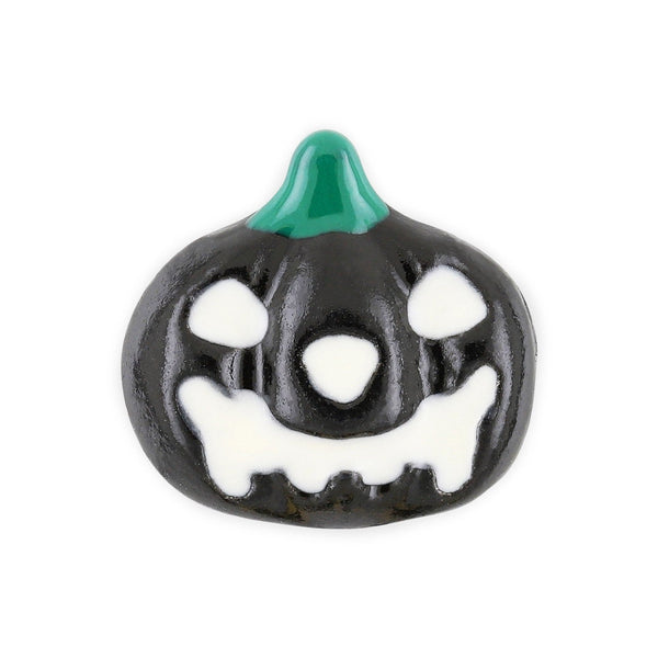 Pot van 4 Zwarte Pompoen Jack o'lantern Halloween Charms