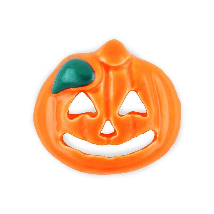 Pot of 4 Carved Pumpkin Jack o'lantern Halloween Charms   Naio Nails