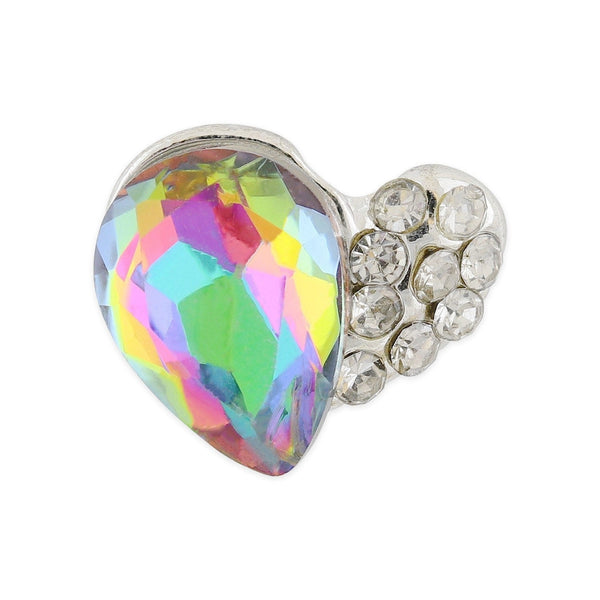 Pot de 10 Charms - Coeur Multicolore