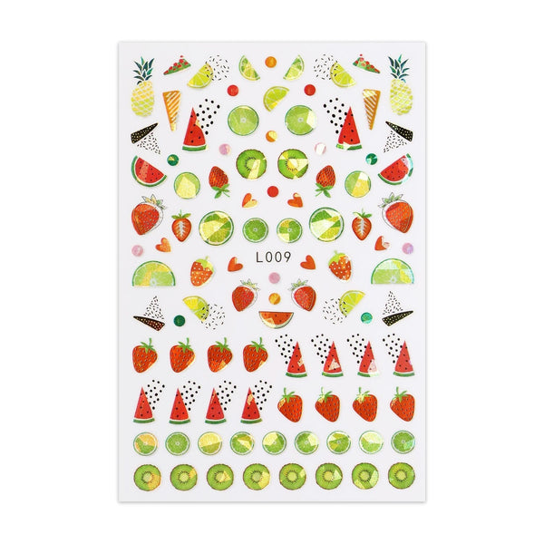 Metaalachtige Stickerblad - Fruitsalade