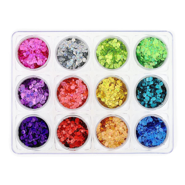 Ensemble de paillettes - NGS-007 - Points scintillants de tailles mixtes