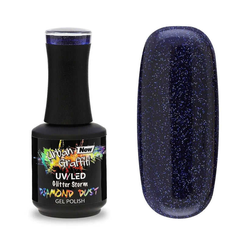 Glitter Storm - UGGP-DD010 Městský graffiti gelový lak na nehty 15ml