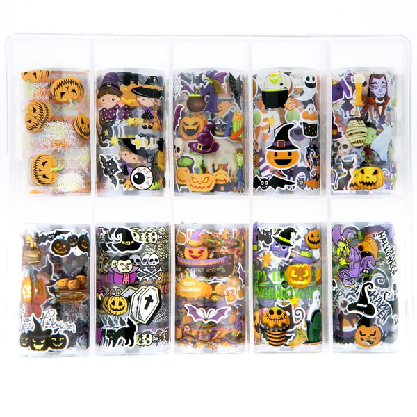 HFS-002 Halloween Folie Set - Verschillende Ontwerpen