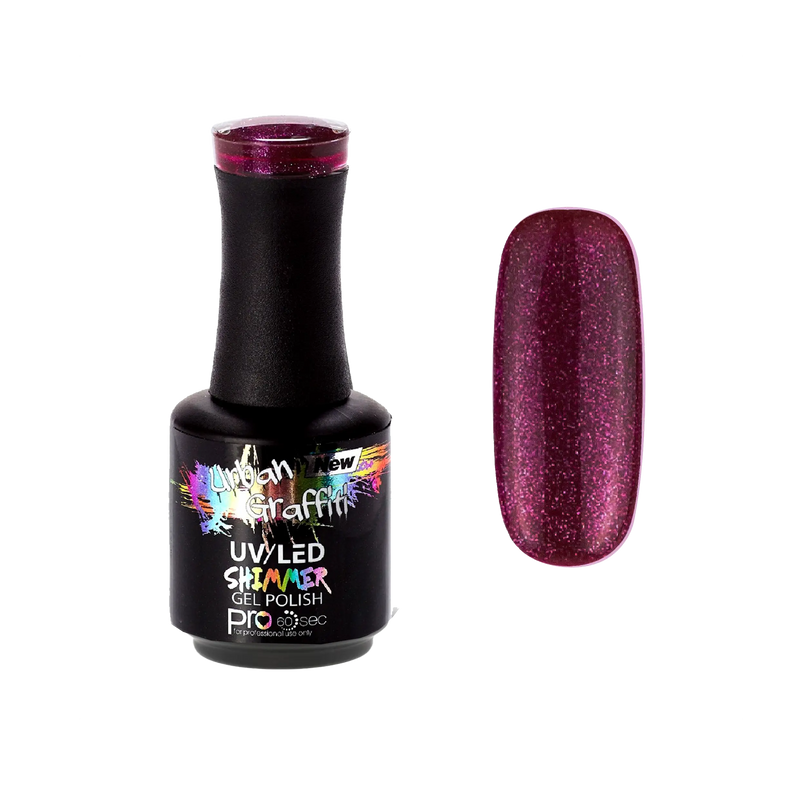 Blacked Out Cherry - UGGP-A0407 Urban Graffiti gelový lak na nehty 15ml