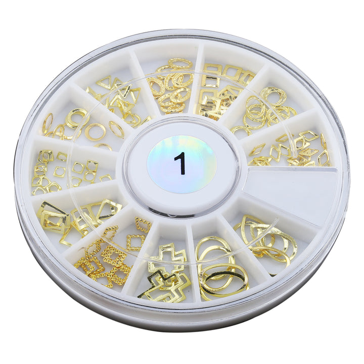 Metallic Nail Art Decals - Medium Frames