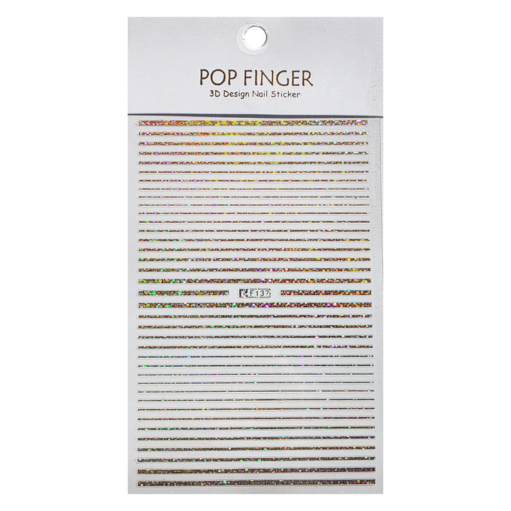 Line Nail Art Stickers | Mixed Thicknesses