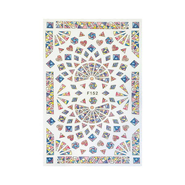 Stained Glass & Mosaic Nail Art Stickers