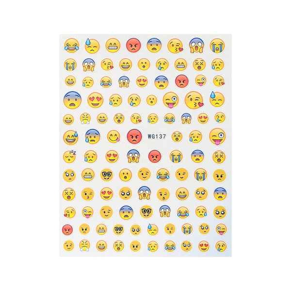 Emoji Nail Art Stickers