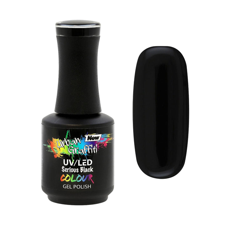 Serious Black - UGGP-A0002 Urban Graffiti Gel Polish 15ml