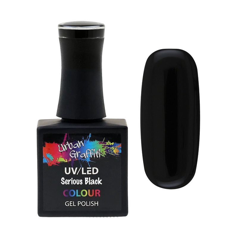 Serious Black - UGGP-A0002 Urban Graffiti Gel Lak na Nehty 15ml