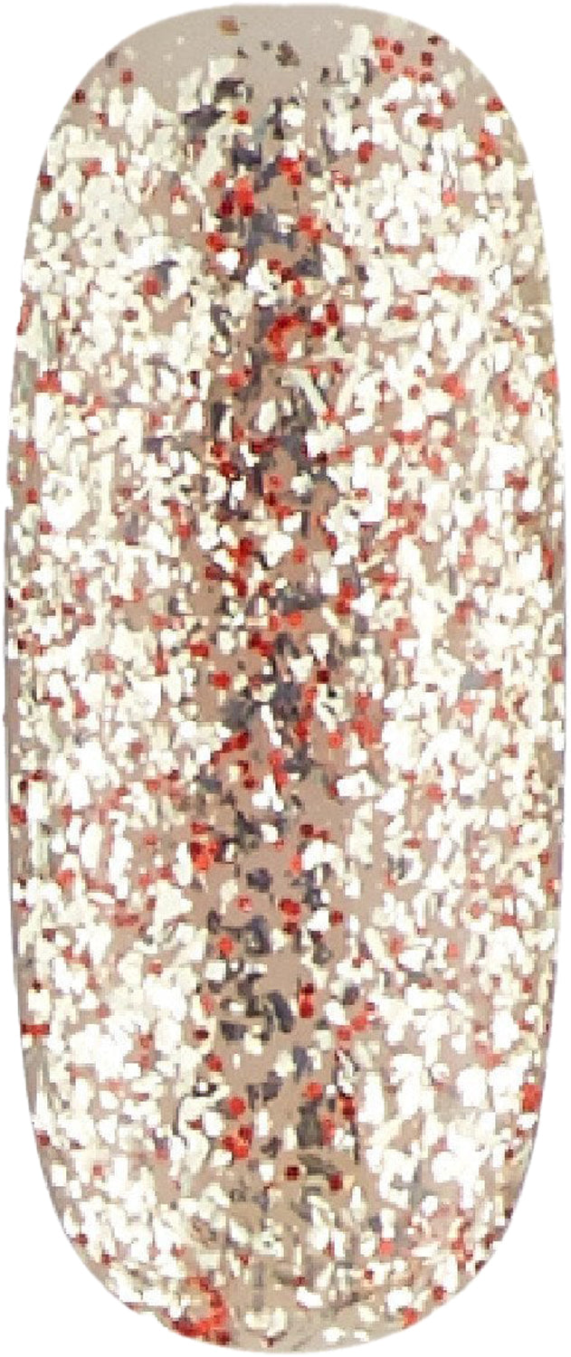 Tinsel Town - UGGP-A0913 Urban Graffiti zlatý a červený třpytkový gelový lak 15ml