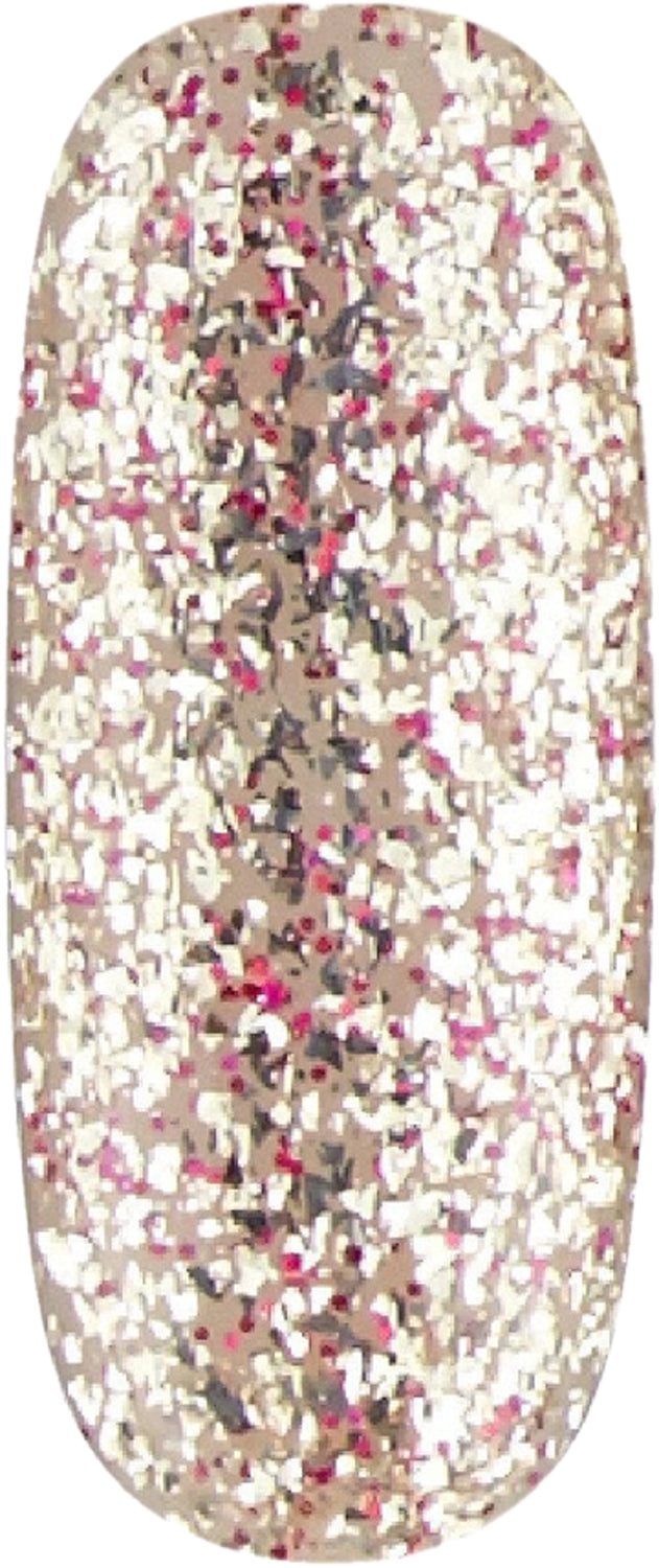 Cosmic Love - UGGP-A0916 Urban Graffiti zlatý a červený třpytivý gelový lak 15ml