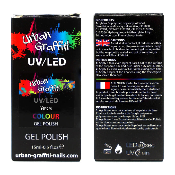 Venom - UGGP-A0474 Urban Graffiti Gel Polish 15ml   Naio Nails