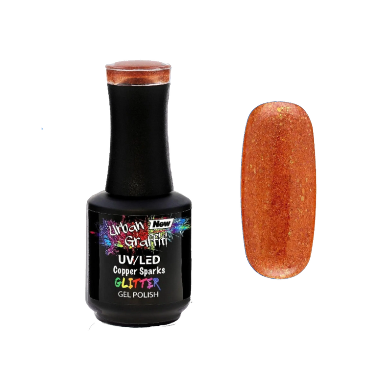 Copper Sparks - UGGP-A0132 Urban Graffiti Gelový lak na nehty 15ml