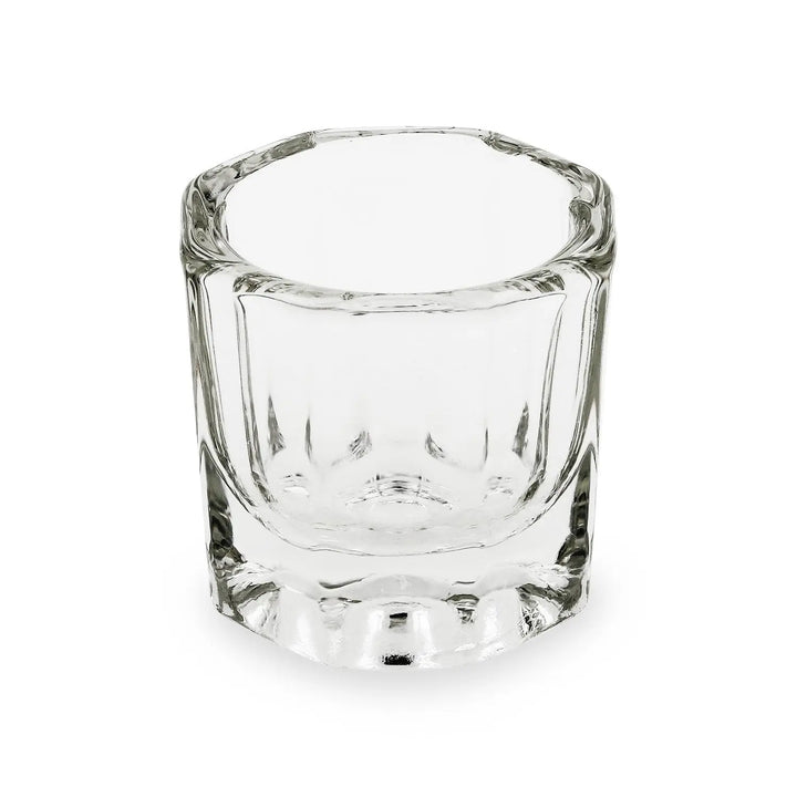Crystal / Glass Dappen Dish & Stainless Steel Lid   Naio Nails