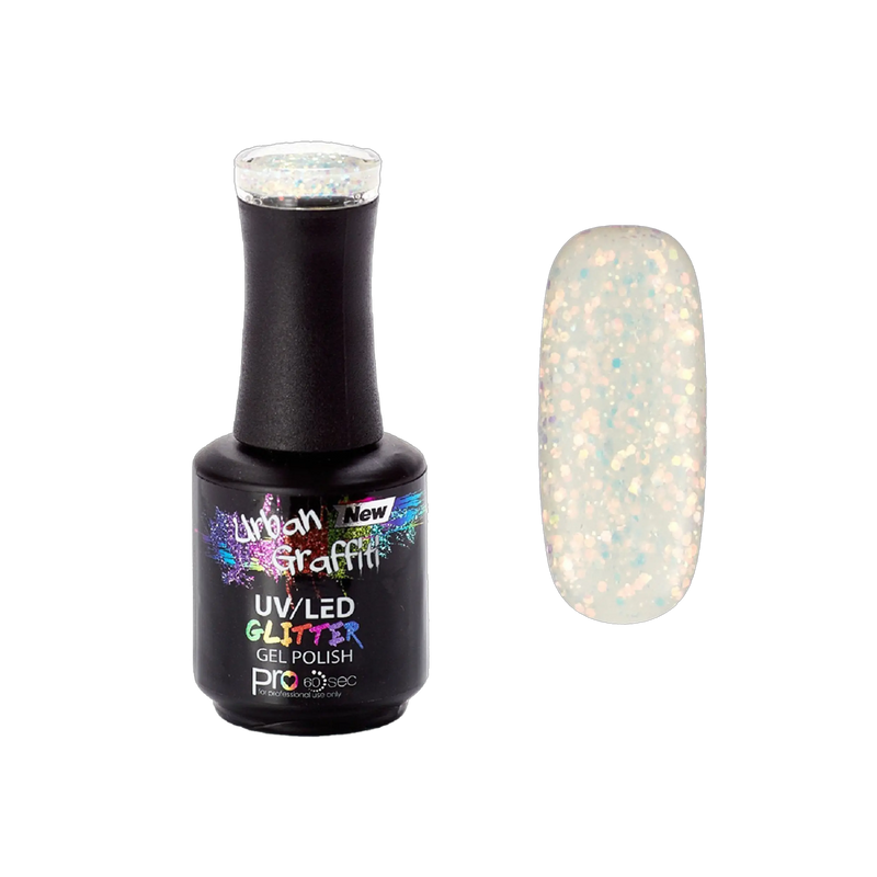 Oyster Sparkle - UGGP-A0870 Urban Graffiti gelový lak 15ml