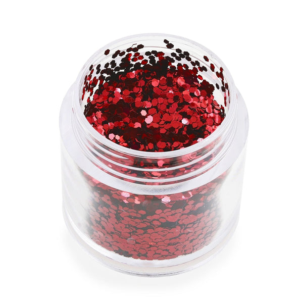 PAILLETTES À ONGLES EN VELOURS ROUGE - B0304