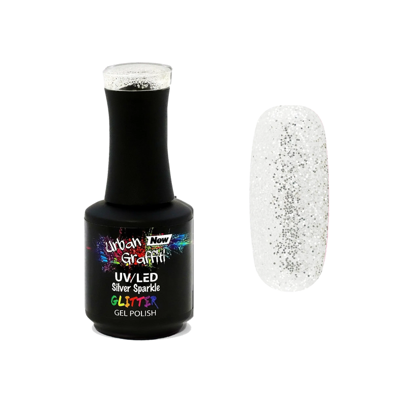 Silver Sparkle - UGGP-A0293 Urban Graffiti Gelový lak 15ml